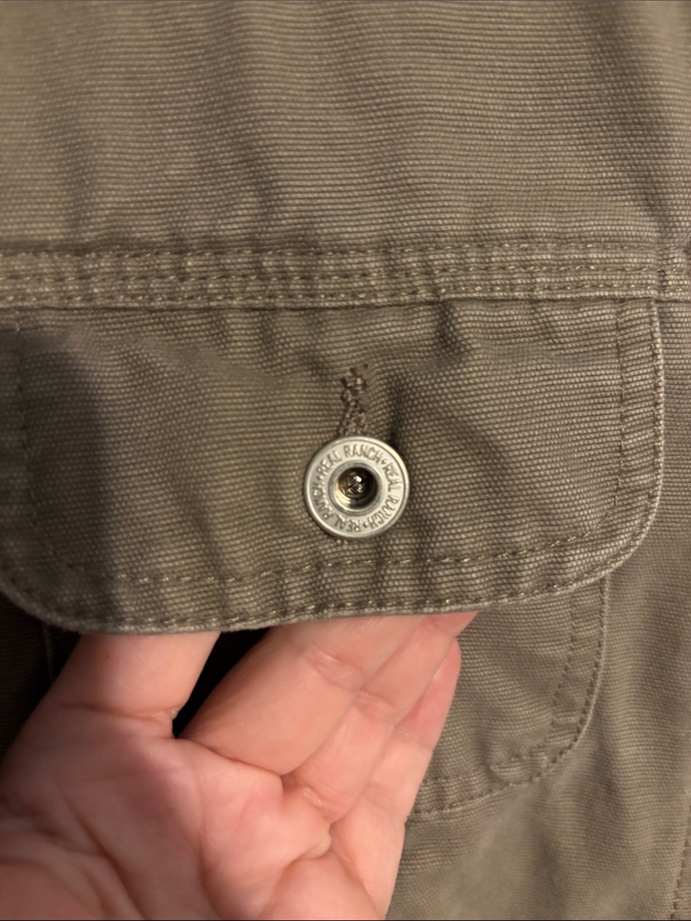 Women’s Tan Utility Jacket - Real Ranch - Picture 3 of 5